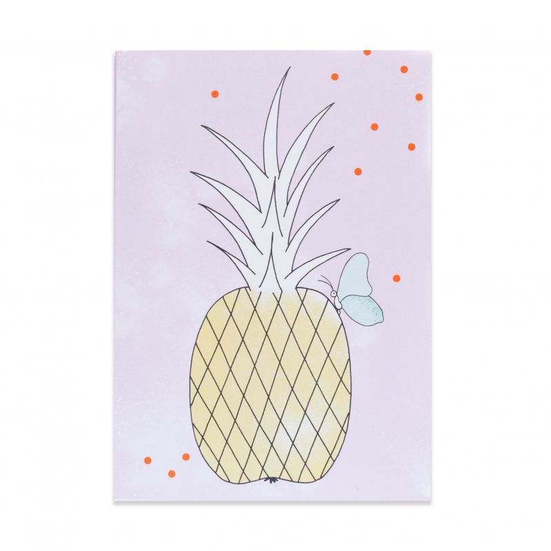 2pk ANANAS gratulasjonskort