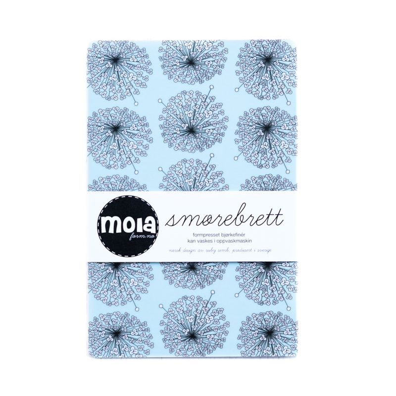 2 pk Smørebrett BLOMST - mint