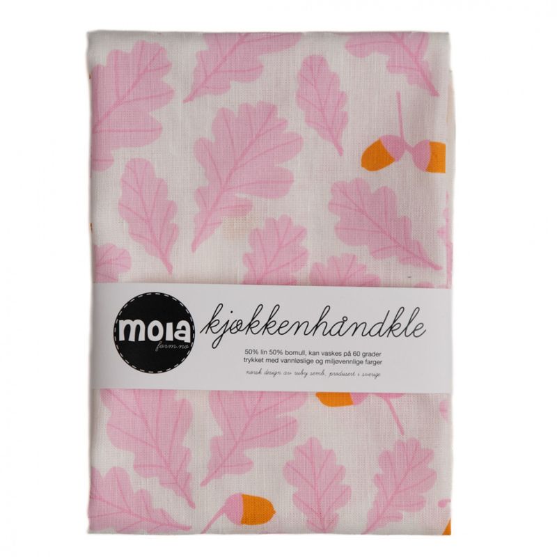 Kjøkkenhåndkle EIK rosa