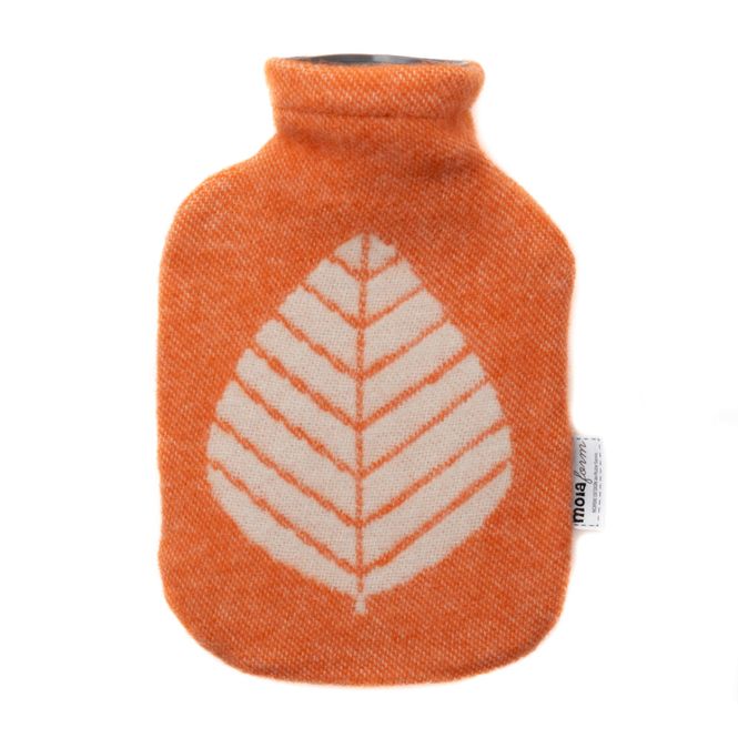 Hovedbilde Varmeflaske LØV - orange