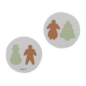 Hovedbilde Glassunderlag PEPPERKAKE 2 stk