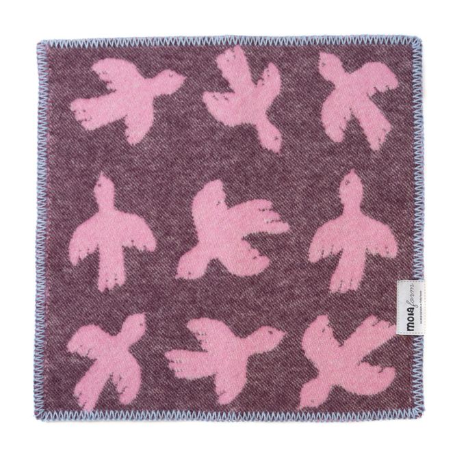 Hovedbilde Sitteunderlag FUGL - lilla/rosa